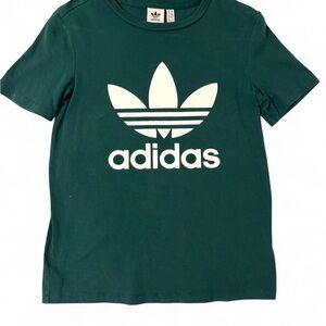 Adidas Dark Green Tee with Logo